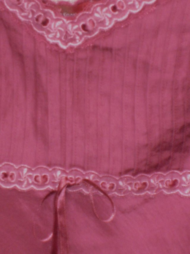 Image 3 of MONSOON Dusky Pink Silk Top - Size 16
