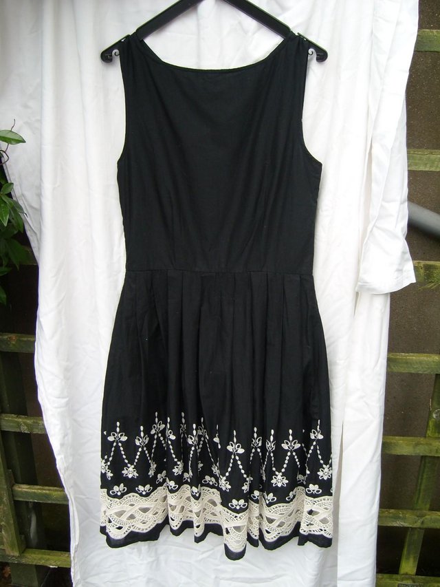 Image 7 of M&S Pure Cotton Cut Prom Dress - Size 8 - NEW