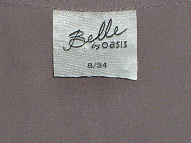 Image 5 of BELLE BY OASIS Bead/Sequin Chiffon Bolero Jacket Top-Size 8