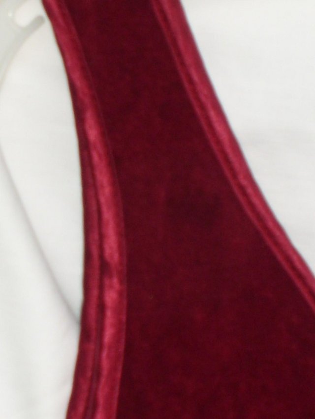 Image 4 of DORETHY PERKINS Red Velvet Dress – Size 14 - NEW