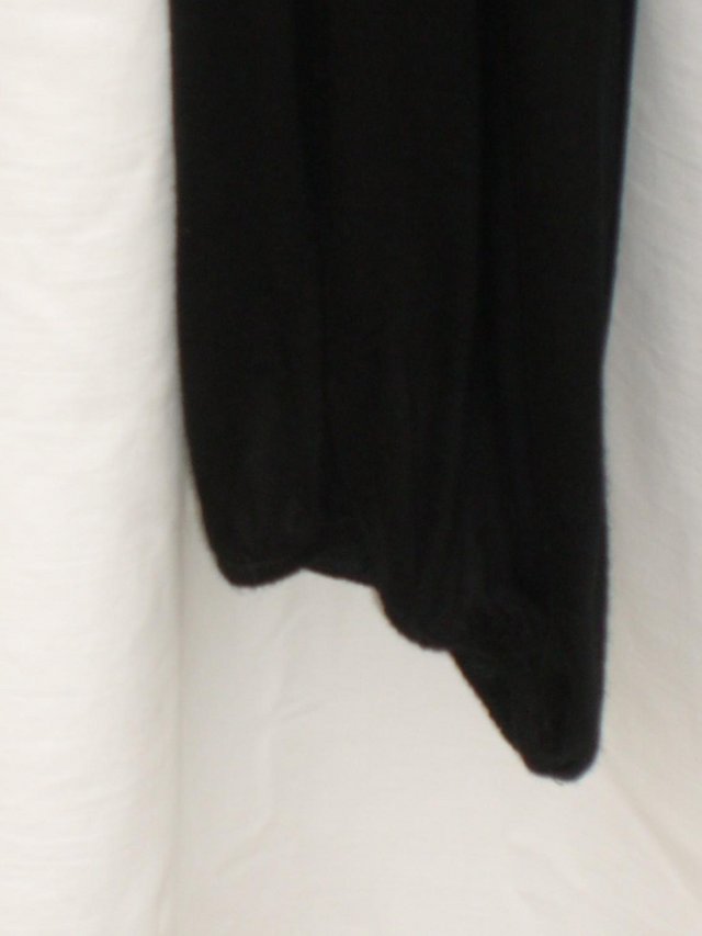 Image 4 of ZARA Black Long Sleeve Ruffle Top  – Size L (14) – NEW +TAGS