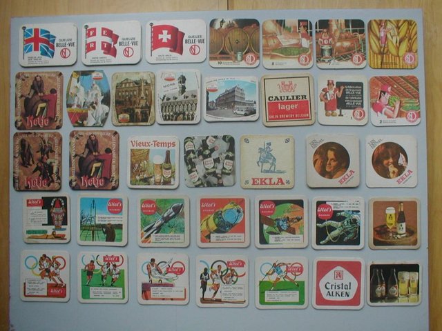 Image 3 of Beermat Vintage collection British/Eur from 1936-1984