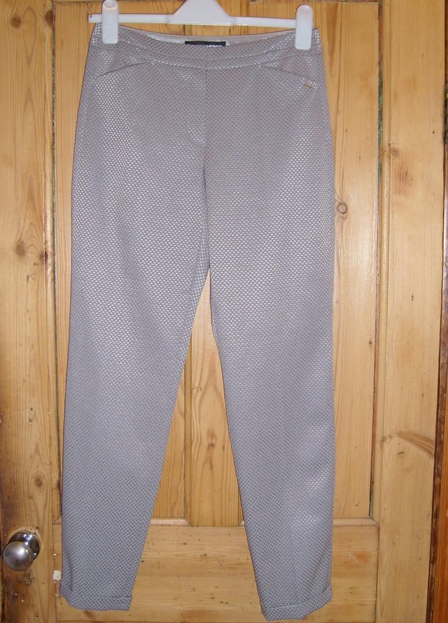 Image 6 of GERRY WEBER Grey Skinny Leg Trousers – Size 8 – NEW!