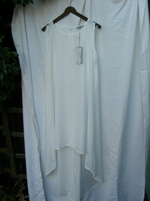 Image 5 of ELITE99 Sleeveless Chiffon Beach Dress – Size 8-10 - NEW