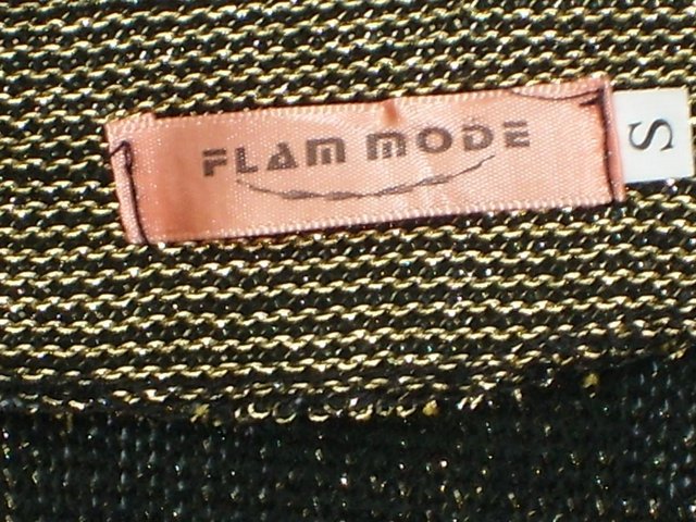 Image 4 of FLAM MODE Gold Bolero Mini Jacket – Size S/8-10