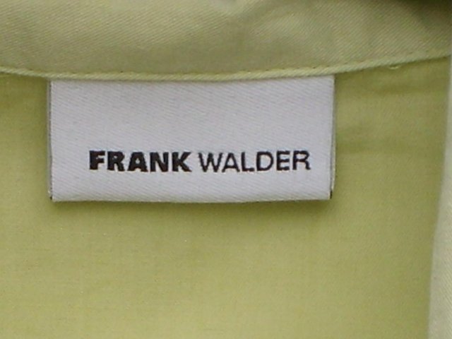 Image 5 of FRANK WALDER Pale Green Cotton Shirt – Size 16