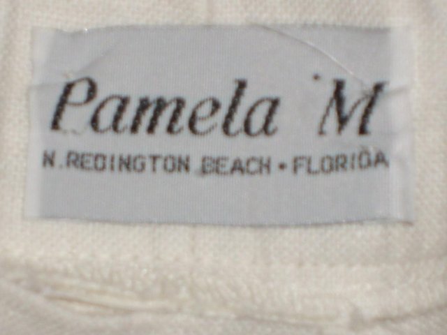 Image 5 of PAMELA M FLORIDA White Linen Trousers – Size 16