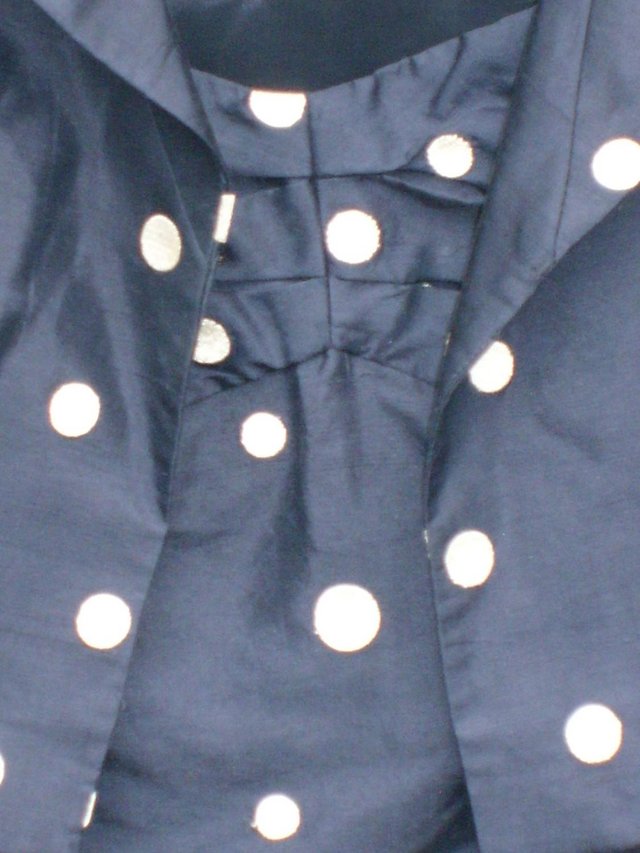 Image 6 of Spenser Jeremy Blue Silk Dress & Jacket Size 10