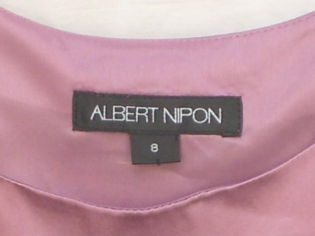 Image 6 of ALBERT NIPON Dusky Pink Top & Skirt–Size 8