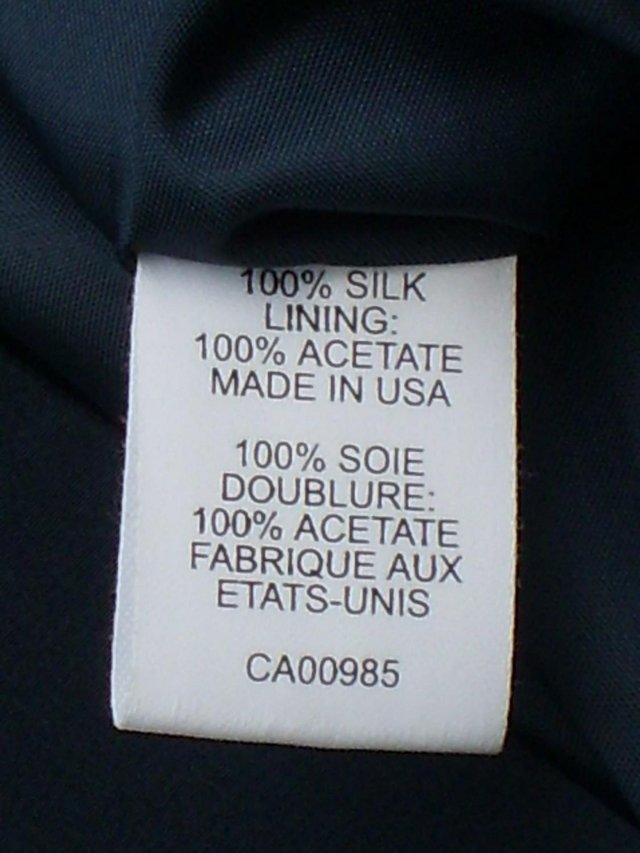 Image 6 of NANETTE LEPORE Navy Silk Sleeveless Top–Size 6/8