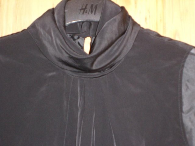 Image 4 of TFL Black High Neck Sleeveless Mini Dress – Size 10