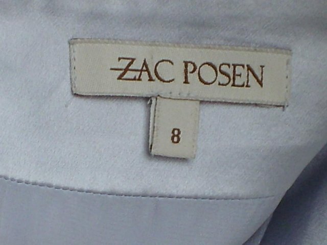 Image 5 of ZAC POSEN Gold Linen Fishtail Skirt–Size 8/10-NEW
