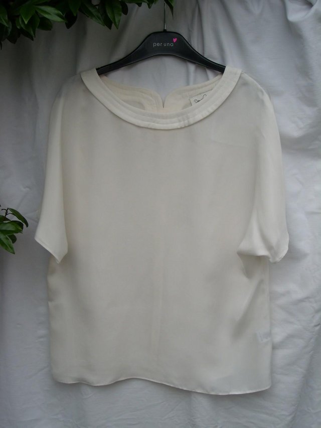 Image 6 of DAMSEL IN A DRESS Cream Blouse Top – Size 12