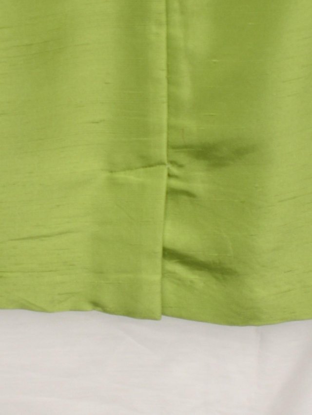 Image 5 of ART OF SILK Lime Green Silk Mini Dress – Size 8