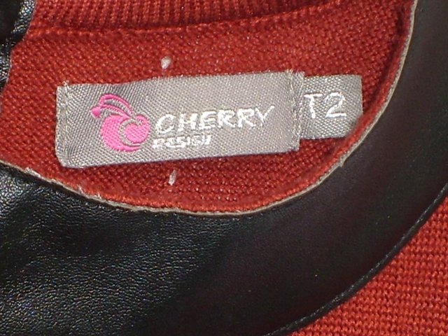 Image 5 of CHERRY DESIGN Brick Red Tunic Dress – Size 10
