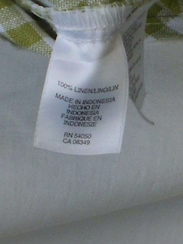 Image 6 of JONES NEW YORK Linen Ruffle Shirt Top –Size 12 (M)