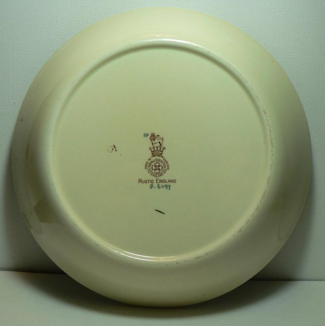Image 2 of Royal Doulton "Rustic England' decorative soup bowl