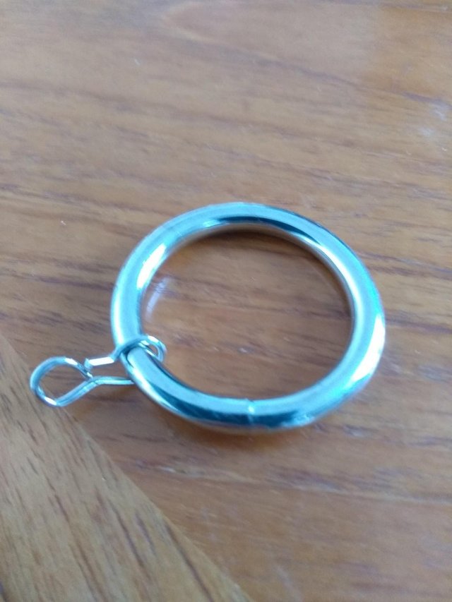 Image 2 of curtain rings stainless streel