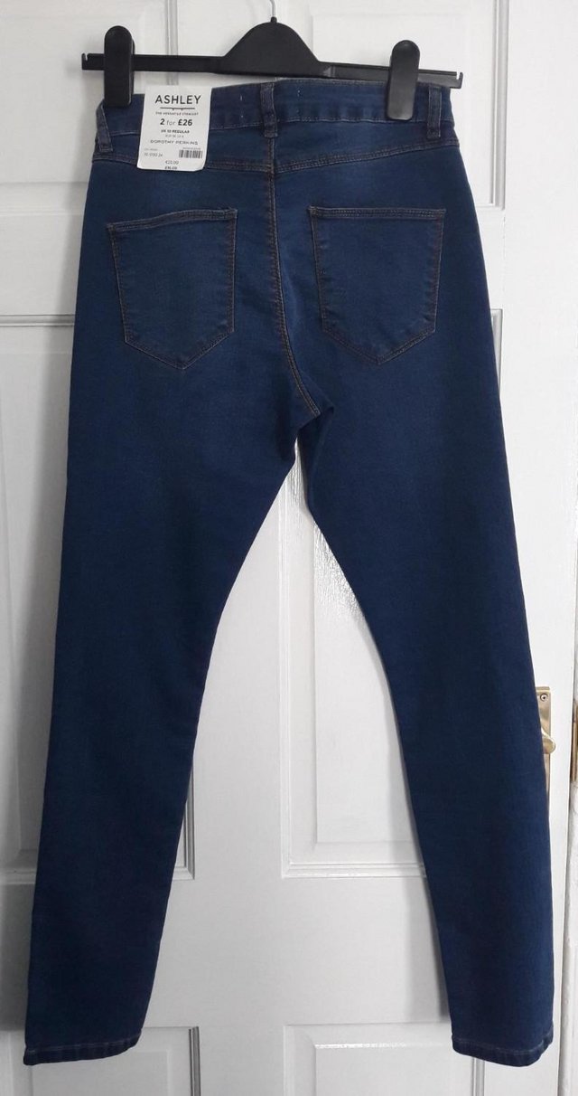 Preview of the first image of Dorothy Perkins blue jeans size 10.