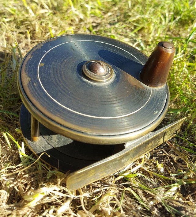 Image 2 of Vintage/Antique Brass Fly Fishing Reel