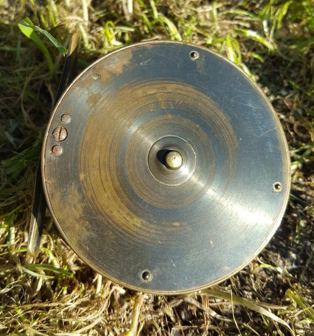 Image 3 of Vintage/Antique Brass Fly Fishing Reel