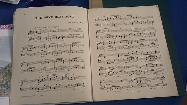 Image 2 of The Skye Boat Song - arranged by Gerald Moore for Piano 1949