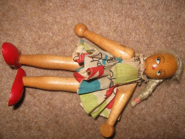 Image 2 of Vintage wooden Polish dolls