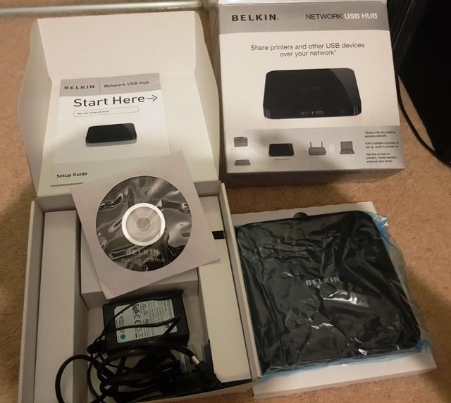 Preview of the first image of Belkin network to USB hub.