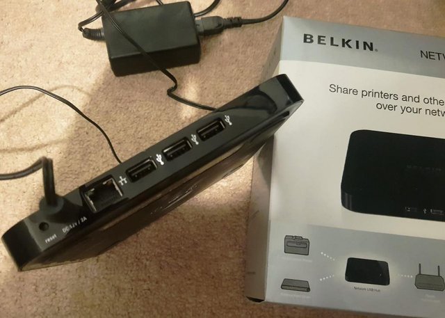 Image 2 of Belkin network to USB hub
