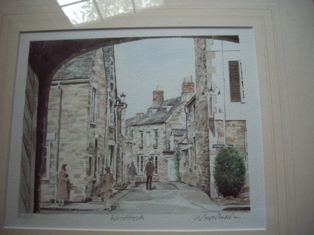 Preview of the first image of Glyn Martin  Signed Print of Woodstock.