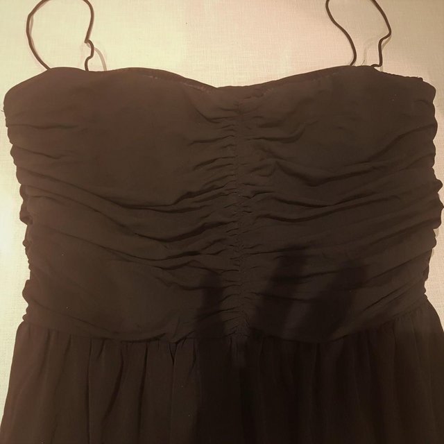 Preview of the first image of Stunning and elegant Black Party Dress. Mango. Size 12/14..