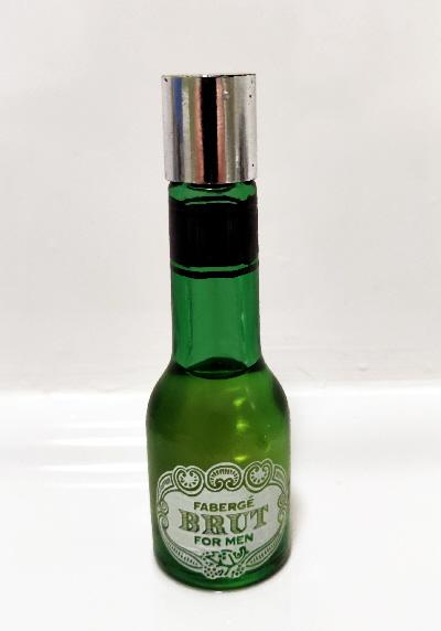 Preview of the first image of Original Vintage Faberge "Brut" Miniature Aftershave    BX17.