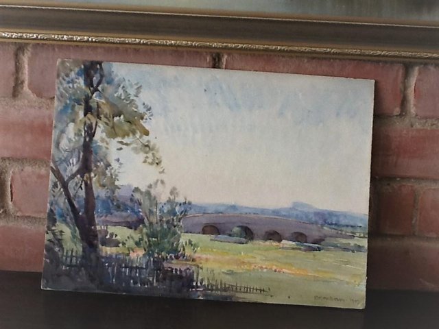 Preview of the first image of Three Original Watercolour paintings by E M Mallinson.