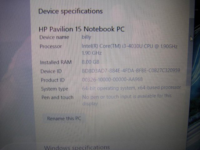 Preview of the first image of HP Pavilion 15 Notebook Beatsaudio.