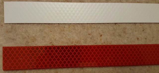 Image 3 of RED REFLECTIVE 3M DIAMOND GRADE A TAPE 25MM X 1230MM