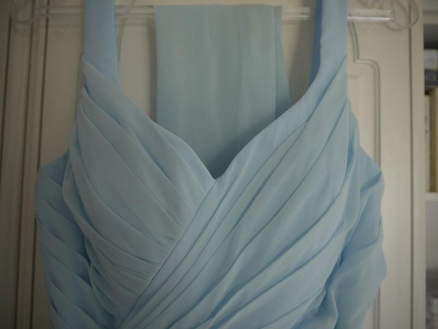 Image 2 of Prom & Bridesmaid Dress Light Blue Size 10
