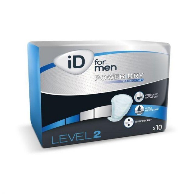 Preview of the first image of iD For Men Level 2 Pads -2 BOXES OF 16 PACKETS.