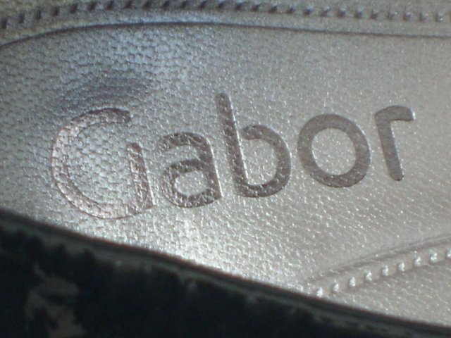 Image 6 of GABOR Black Patent Leather Court Shoes–Size 4/37