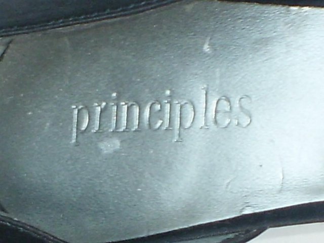Image 6 of PRINCIPLES Black Satin Evening Shoes– Size8/41 NEW
