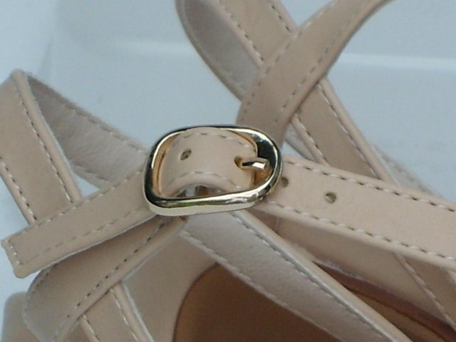 Image 4 of A7 Flesh Tone Sling Back Shoes – Size 7/41 - NEW