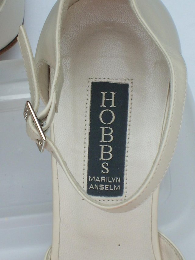 Image 5 of MARILYN ANSELM For HOBBS Cream Shoes–Size 5/38