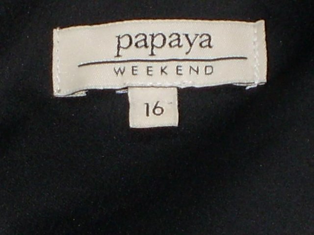 Image 4 of PAPAYA WEEKEND Black Sleeveless Top – Size 16