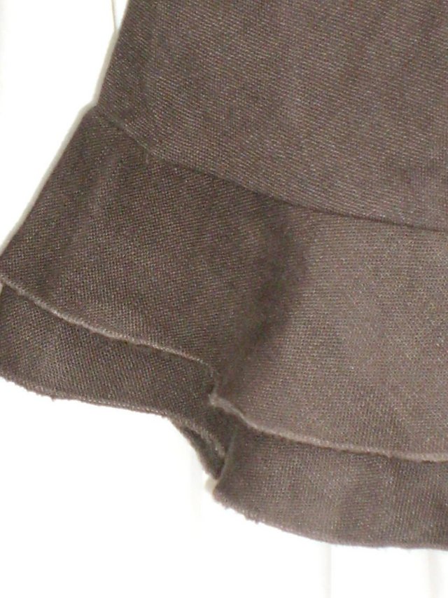 Image 5 of JOHN ROCHA Brown Linen Jacket/Top – Size 16