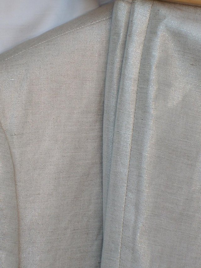Image 4 of ARTHUR S LEVINE TAHARI Silver Trousers/Jacket Size 12/14