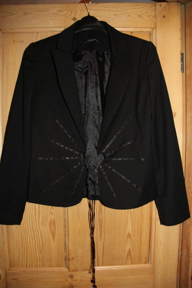 Image 4 of Isobell Kristensen “Dreams” Black Jacket Top Size 10-12