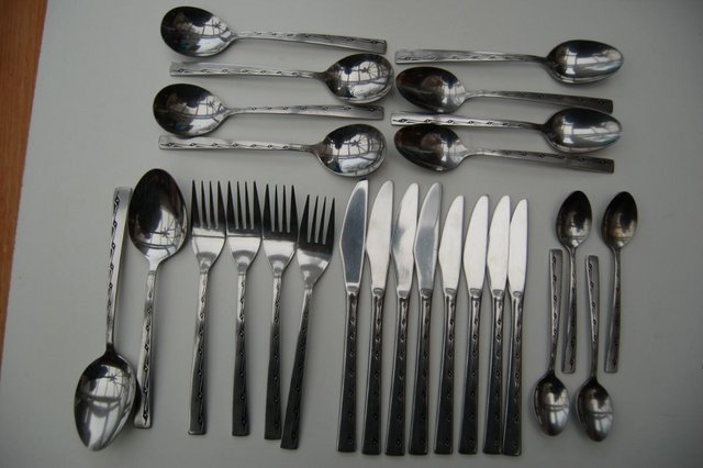 Image 2 of Viners 'Executive Suite' Design Cutlery, Mostly in VGC.