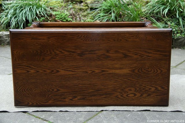 Image 50 of OLD CHARM LIGHT OAK TWO DRAWER OCCASIONAL COFFEE TABLE STAND