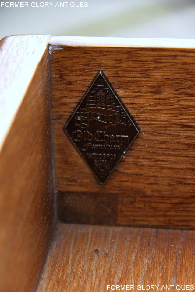 Image 57 of OLD CHARM LIGHT OAK TWO DRAWER OCCASIONAL COFFEE TABLE STAND