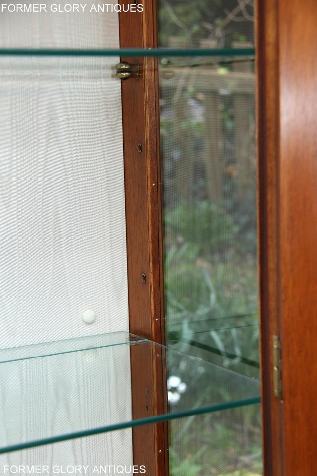 Image 69 of BEVAN FUNNELL BURR WALNUT CHINA GLASS DISPLAY CABINET STAND