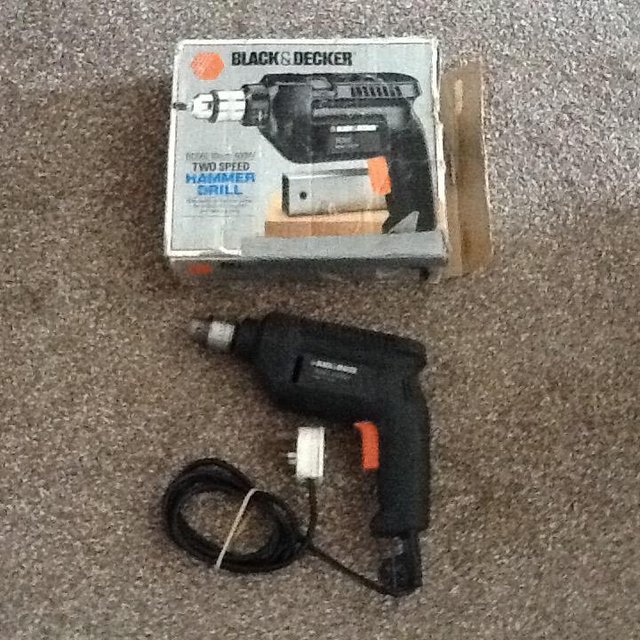 Preview of the first image of BLACK AND DECKER HAMMER DRILL.